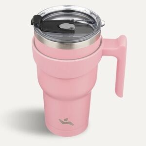 Konokyo Insulated Tumbler with Detachable Handle ~ Blush Pink